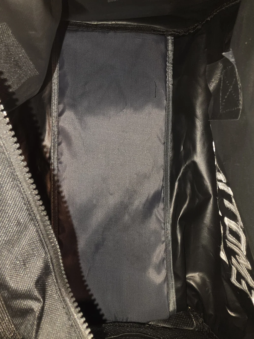 Men's Black Duffel Bag with 'Emotional Baggage' Graphic